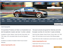 Tablet Screenshot of germanparts.eu